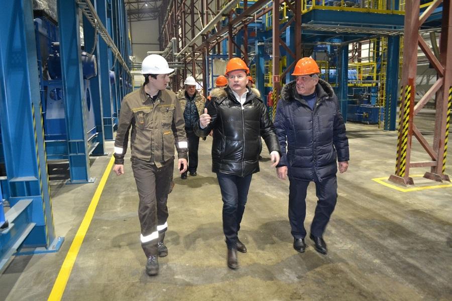Производственную площадку компании Краслесинвест посетил зампредседателя правительства Красноярского края