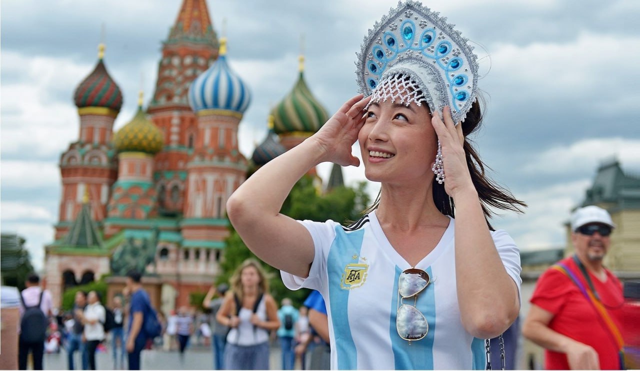 China tourists ceme to Russia