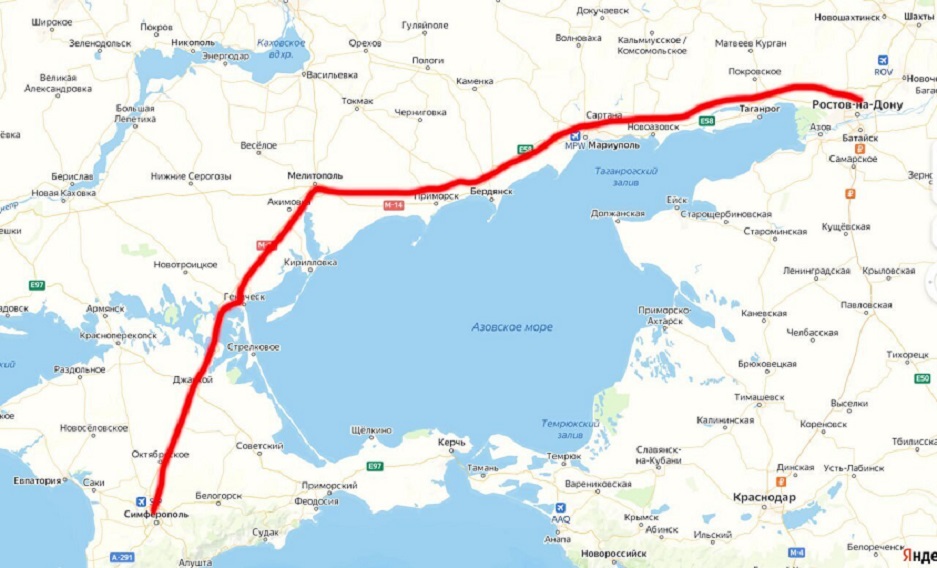New railway to Krimea