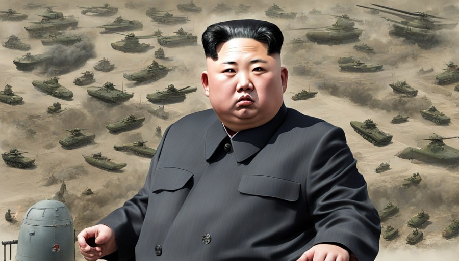 Ким Чен Ын призвал армию готовиться к войне и изучил макет Сеула