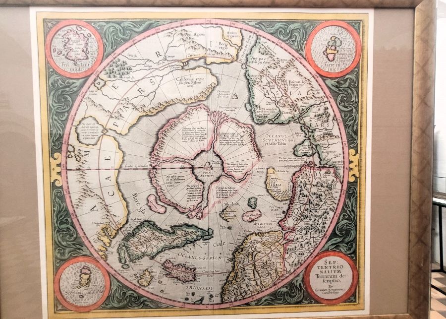 Карта Арктики 1595 года и другие исторические документы представлены в Старом Английском дворе