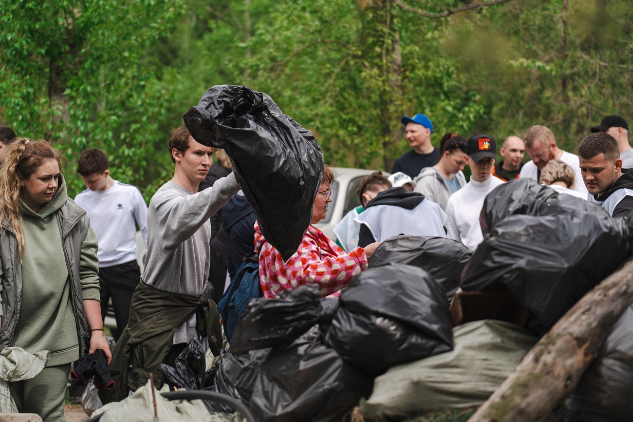 Сибиряки собрали 25 тонн мусора в рамках «Марафона рек и парков»