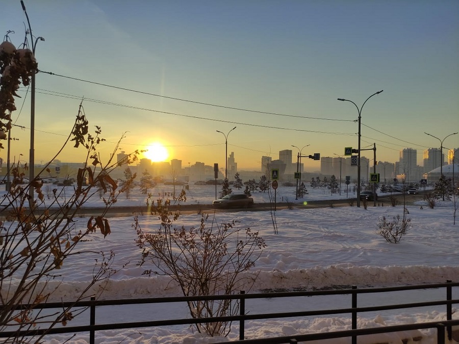 Пасмурно и до -22. Прогноз погоды в Красноярске на выходные