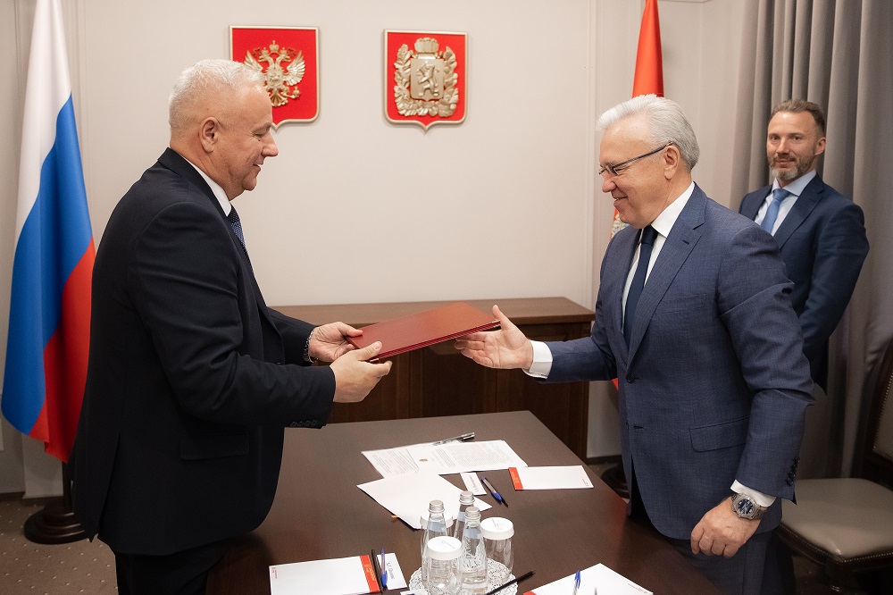 Губернатор встретился с новым руководителем отделения Посольства Республики Беларусь в Красноярске