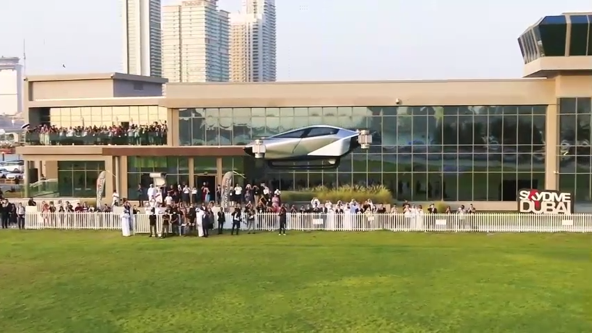 Первое аэротакси взлетело в Дубае