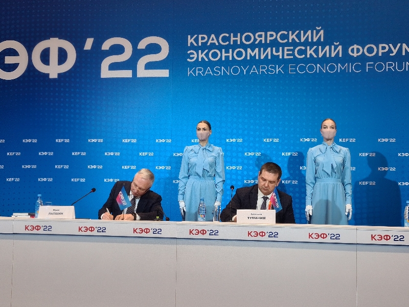 ОАО «РЖД» и Красноярский край подписали соглашение о сотрудничестве на 2022-2024 годы