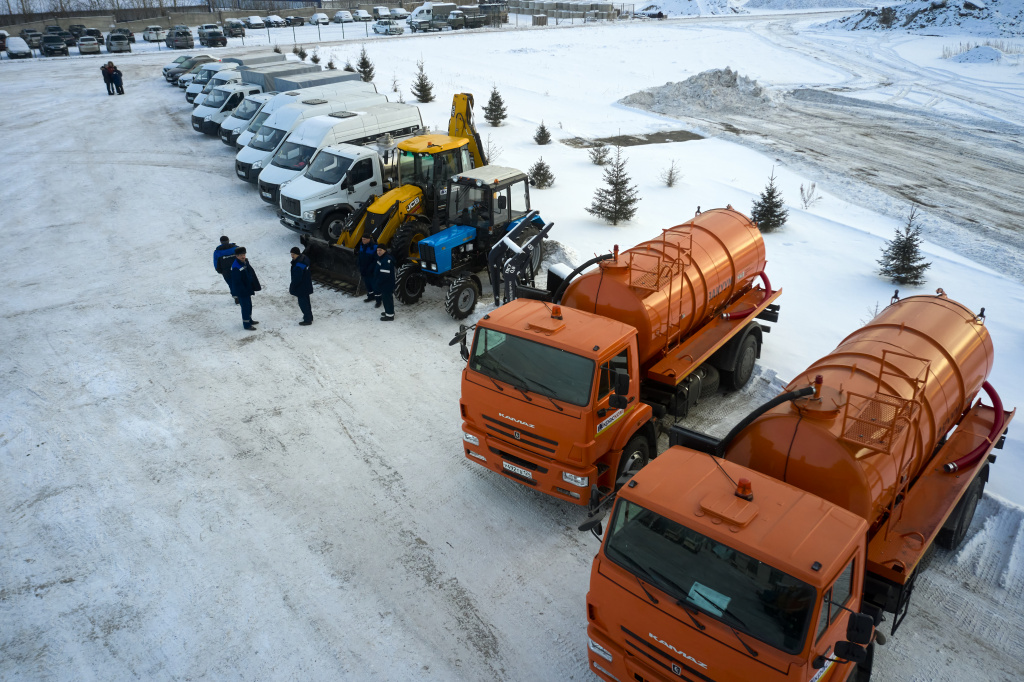 Красноярский водоканал обновил автопарк к новому году
