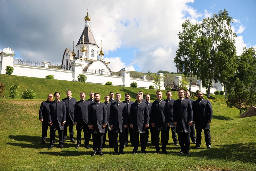 Сибирский мужской хор выступил в Республике Беларусь