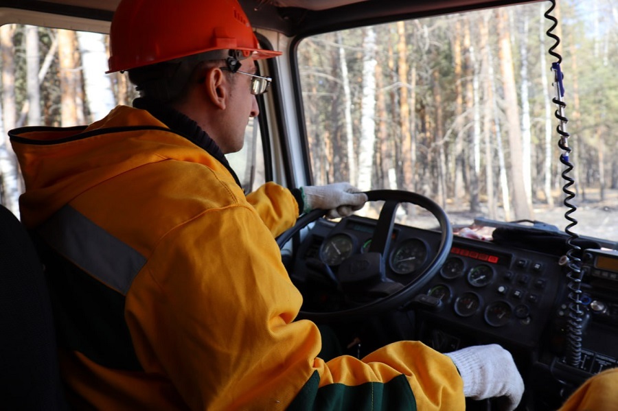На период высокой горимости лесов  штат Лесопожарного центра увеличится