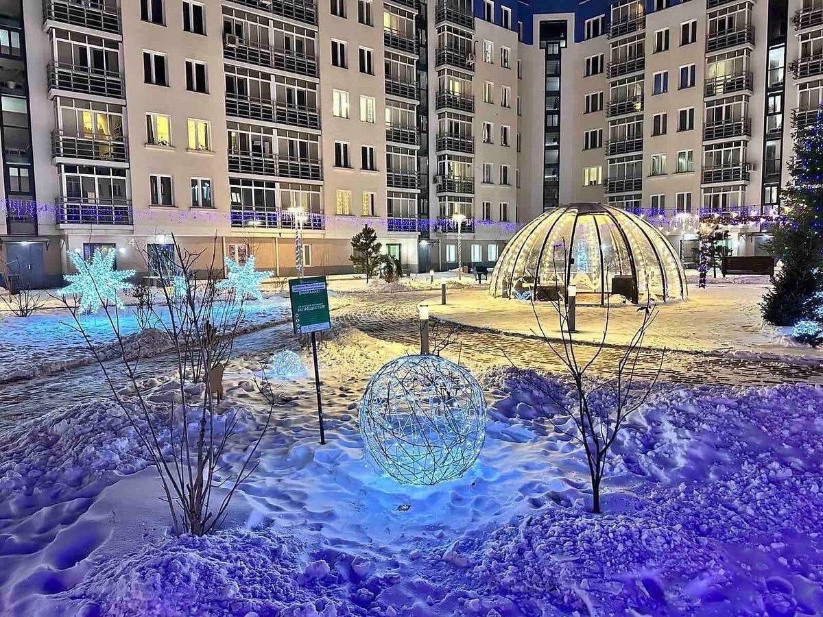 Зимний двор в Красноярске вошел в пятерку лучших в России