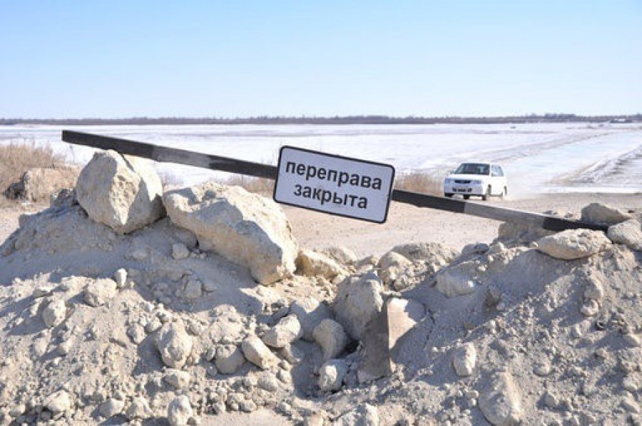 В Красноярском крае начинают закрываться ледовые переправы