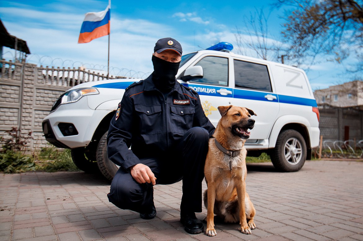 Пес Лев из Херсонской области стал напарником красноярского полицейского