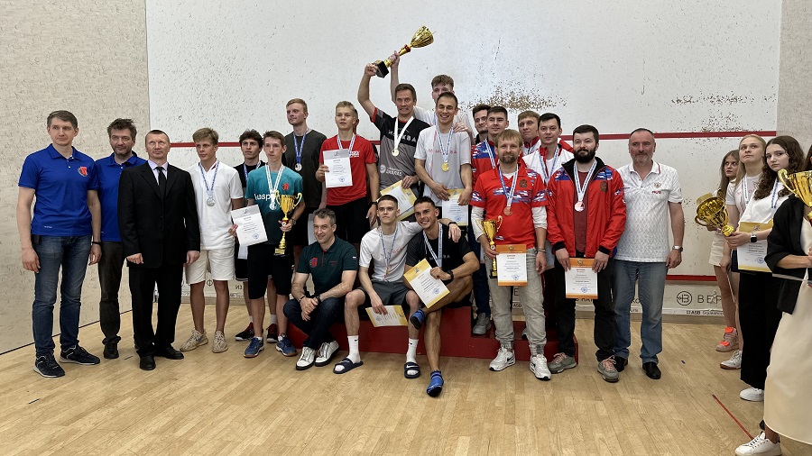Сборная края заняла третье место в чемпионате России по сквошу