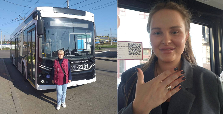 В Красноярске кондуктор троллейбуса вернула потерянное обручальное кольцо и «спасла» семейную жизнь