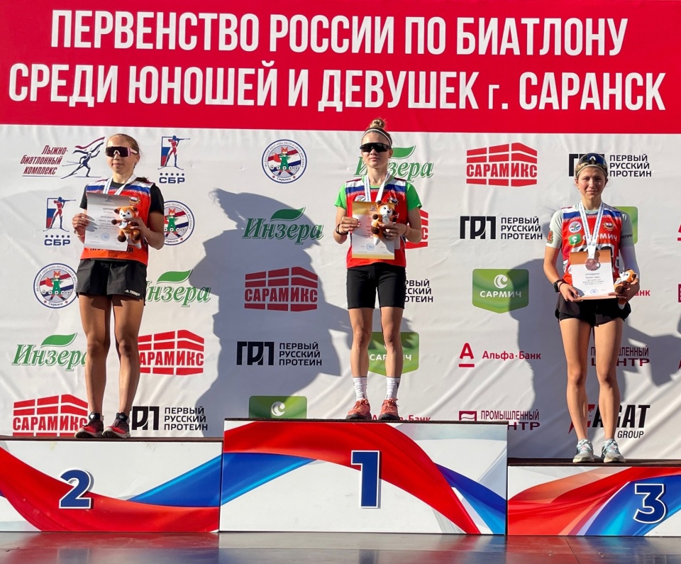 Красноярская биатлонистка – в тройке лучших на первенстве России