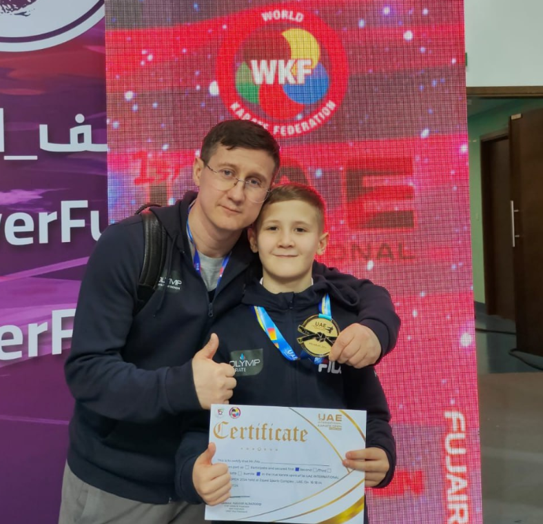 Юный красноярец победил в международном турнире по каратэ в Арабских Эмиратах