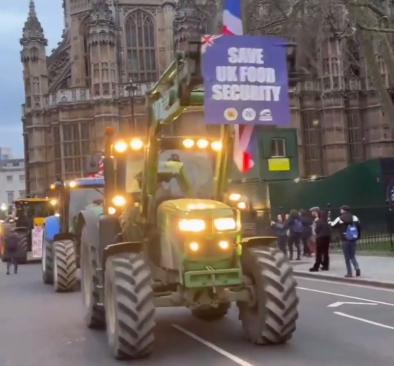Британские фермеры устроили массовый протест в центре Лондона