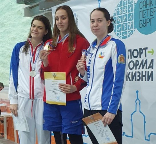 Красноярские спортсмены завоевали медали чемпионата России по плаванию в ластах