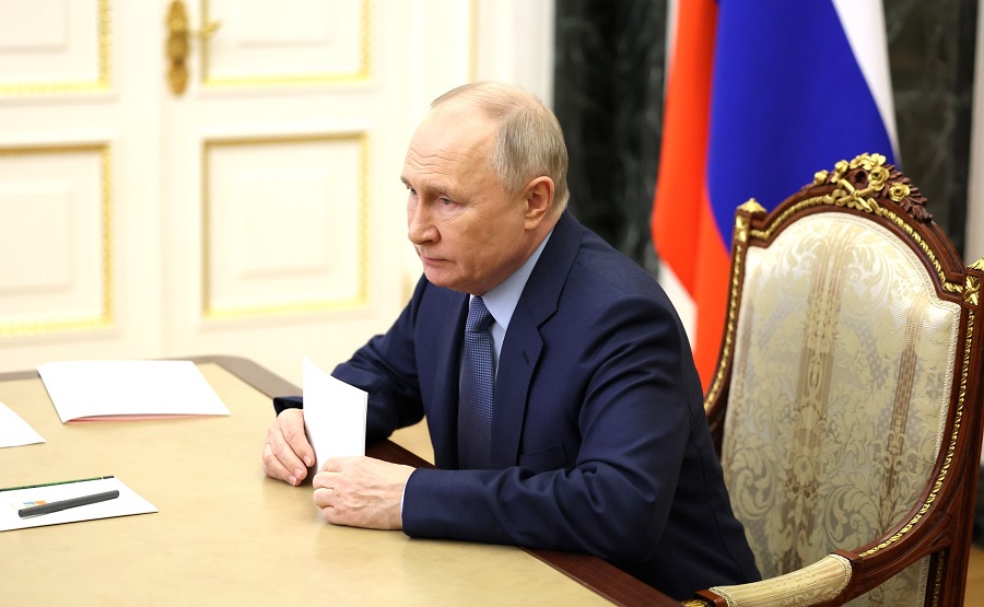 Президент РФ Владимир Путин принял участие в запуске новых производственных предприятий
