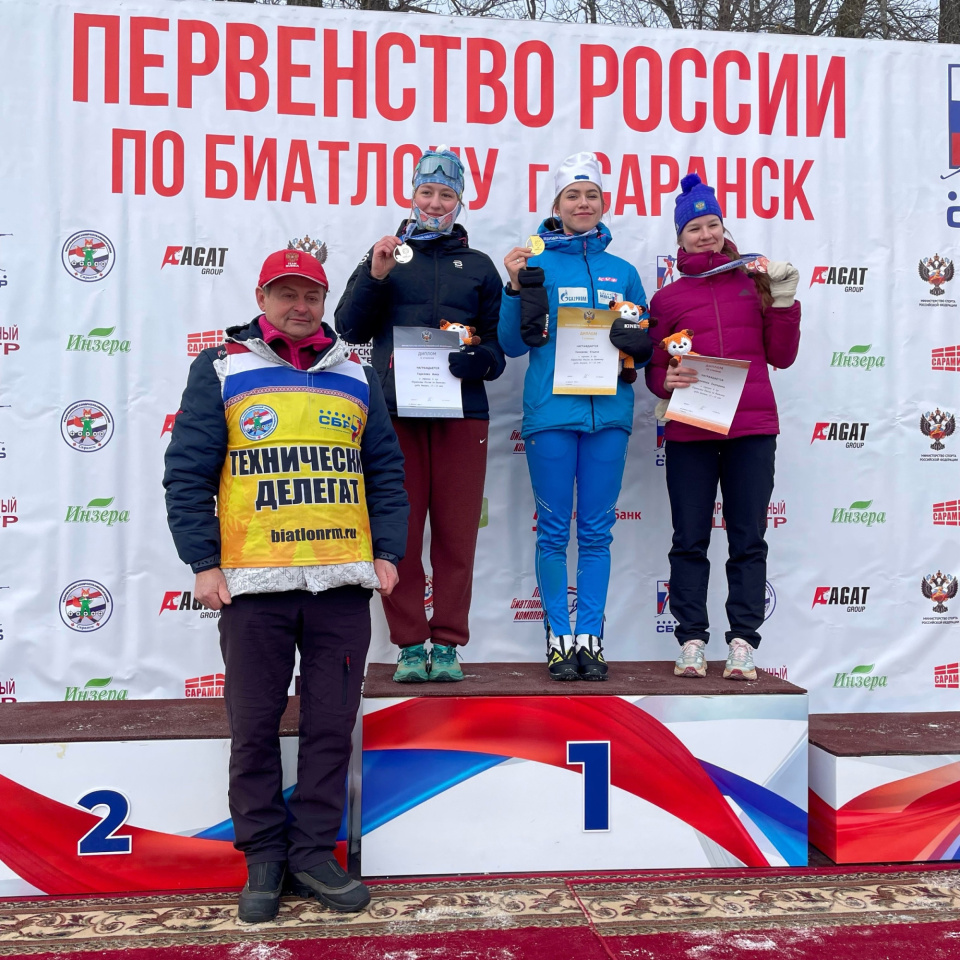Красноярские спортсмены завоевали медали первенства России по биатлону