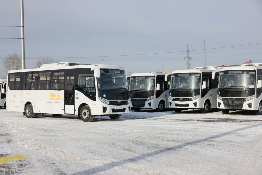 Красноярский край получил 93 новых автобуса