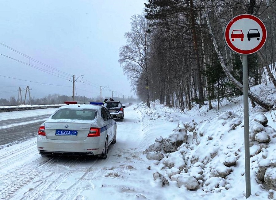 За машинами на трассе до Дивногорска будут следить  «скрытые» патрули