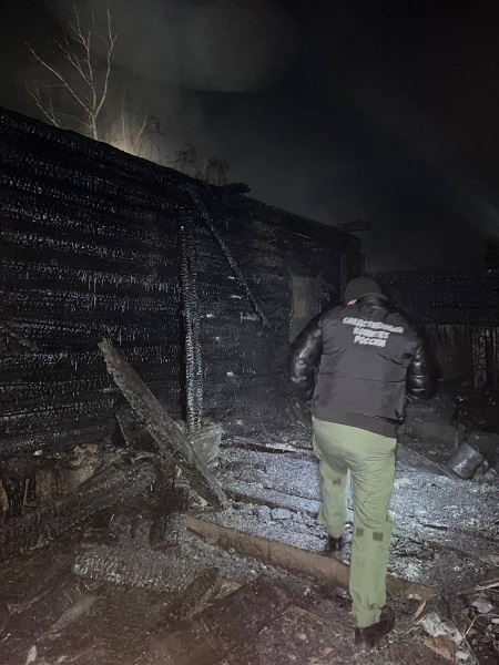 В Канском районе в результате пожара погибли мужчина и женщина