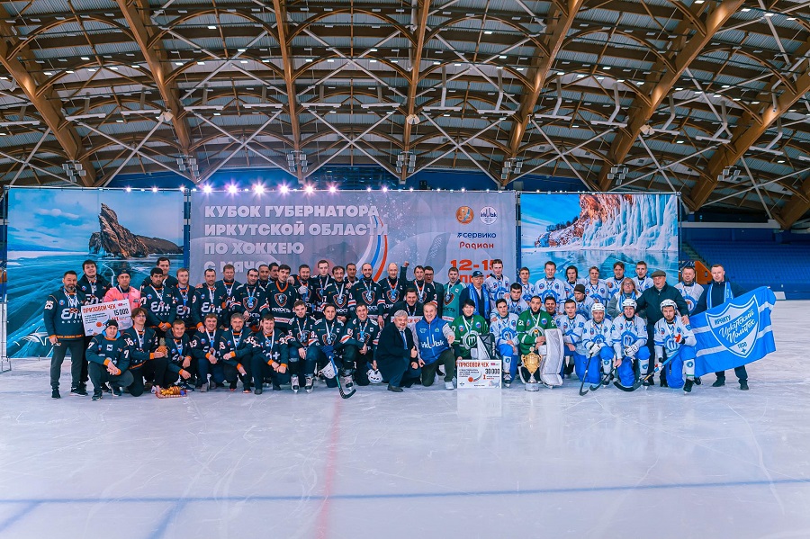 Команда «Иркутский политех» - победитель Кубка губернатора Приангарья по хоккею с мячом
