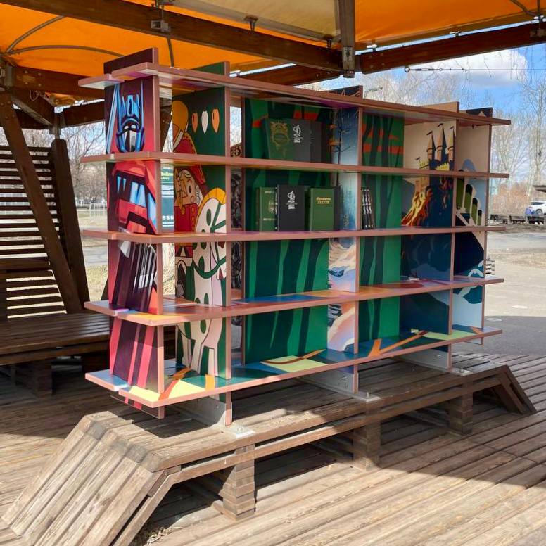 В Татышев-парк Красноярска вернется шкаф для обмена книг