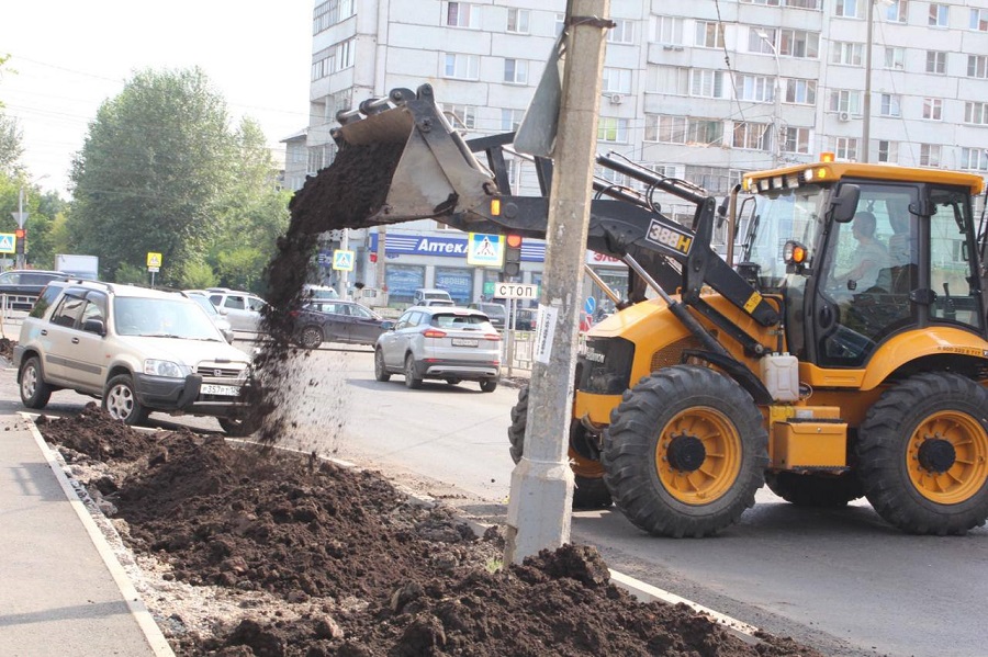 В Красноярске на улице Юшкова закончились основные ремонтные работы