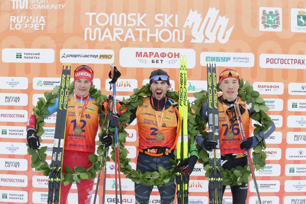 Красноярские лыжники выиграли марафон в Томске