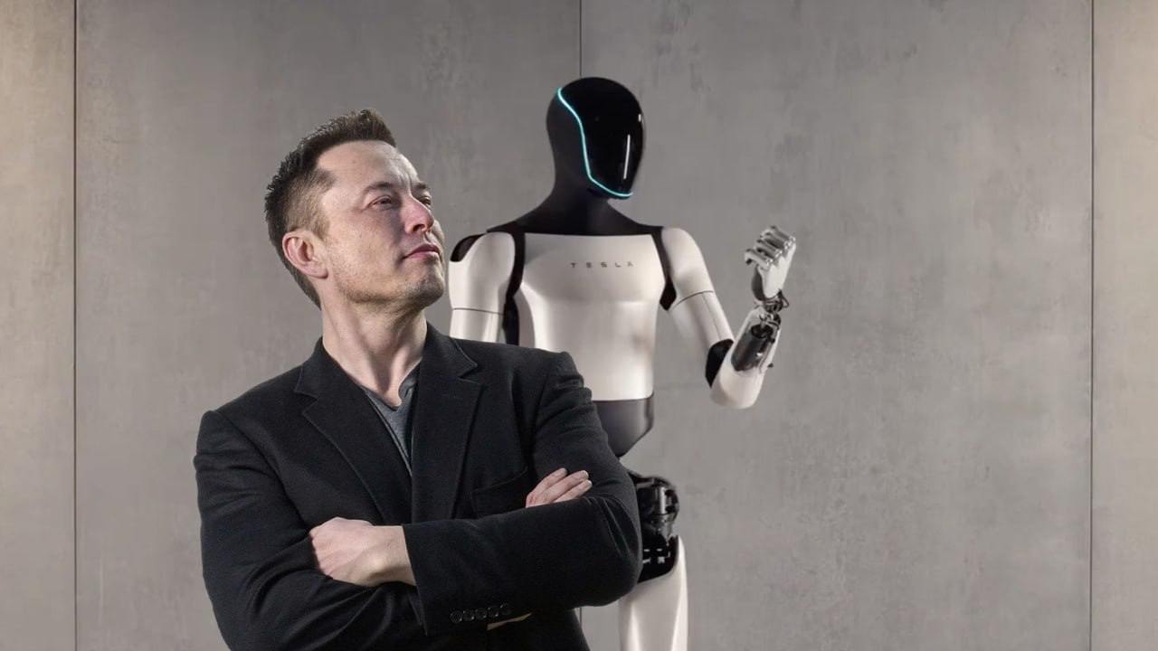 Роботы-андроиды будут производить автомобили Tesla