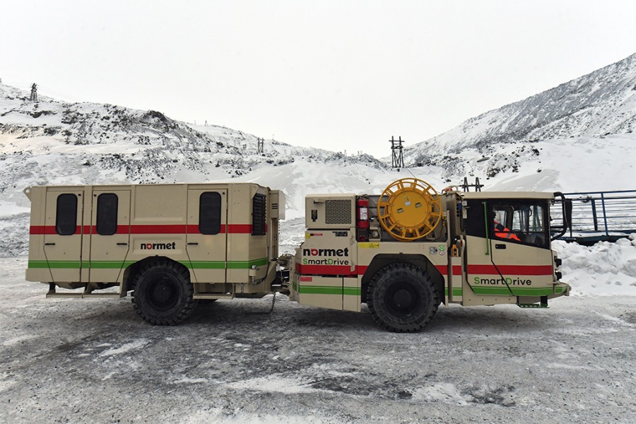 Первая в России аккумуляторная горно-шахтная техника  проходит испытания на руднике «Заполярный»