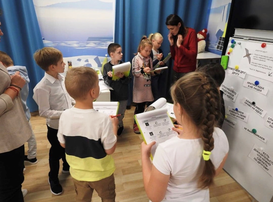 Школьники Норильска приняли участие в Арктическом диктанте