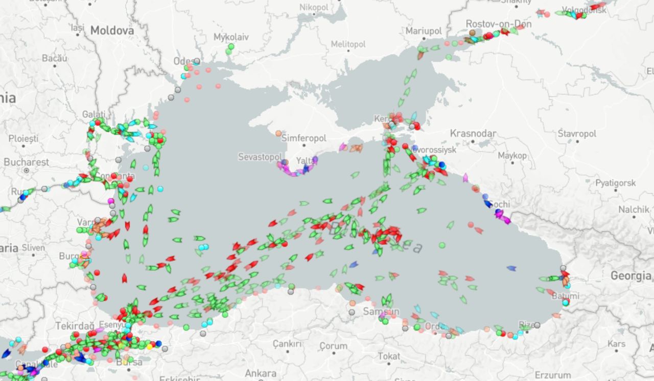 Ships map