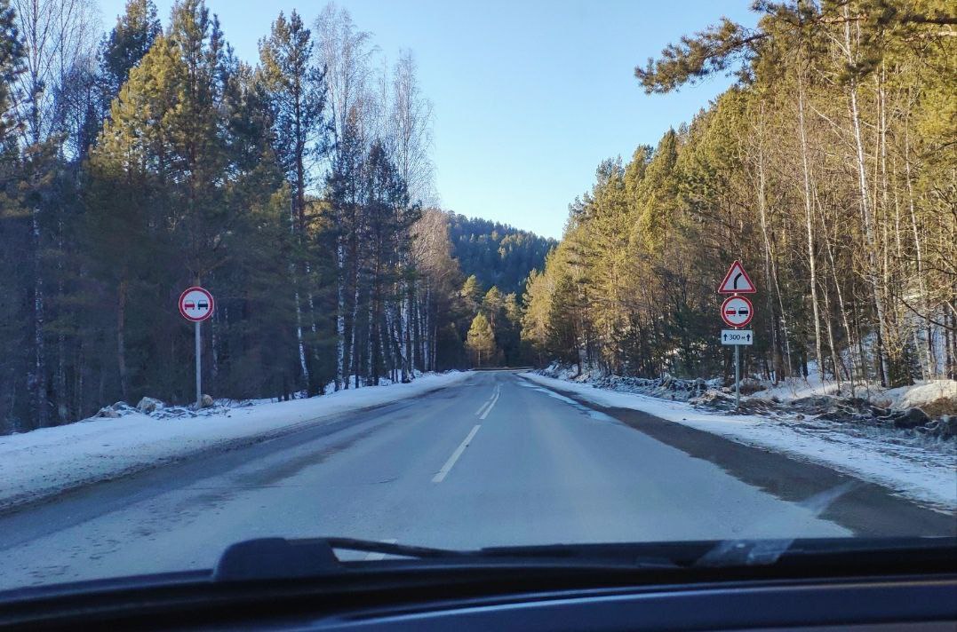 Красноярский водителей предупредили об опасности выезда на встречку