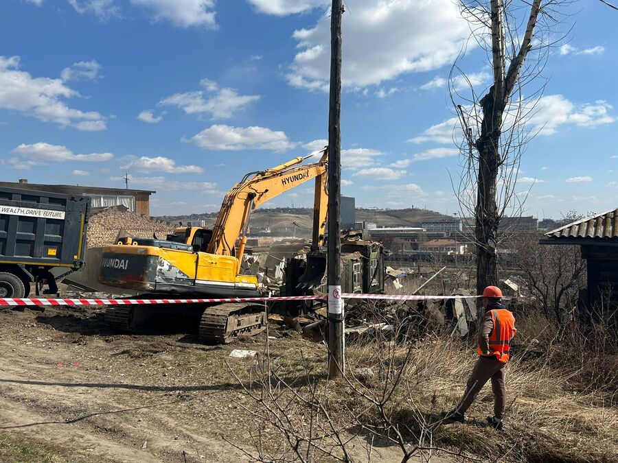 В Красноярске готовят площадку под реконструкцию на Боготольском переулке