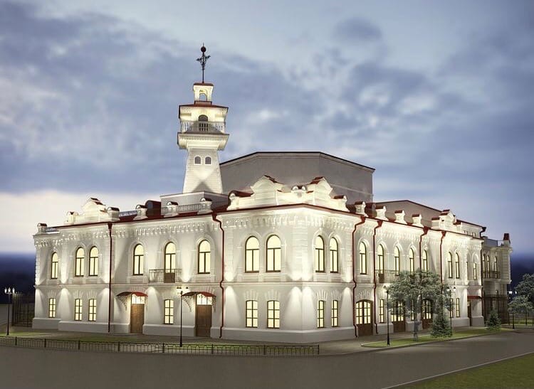 К Минусинскому драмтеатру пристроят новый корпус и отреставрируют старый