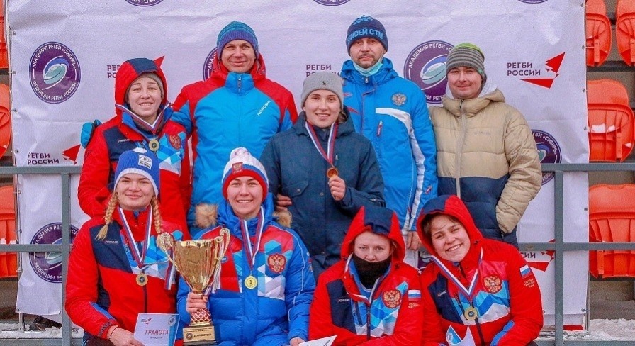 Женская команда «Енисея-СТМ» во второй раз взяла Кубок по снежному регби