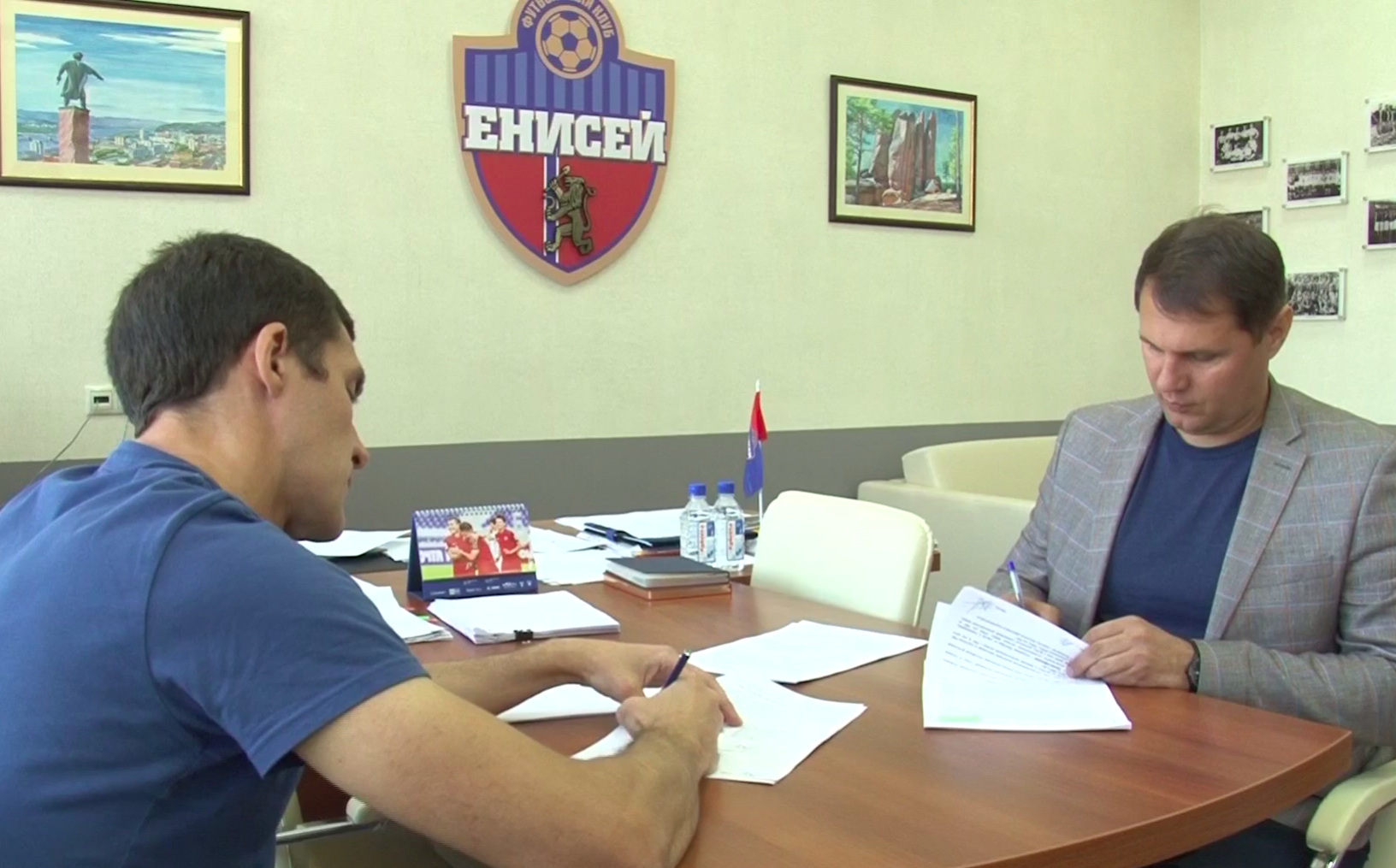 В ФК «Енисей» прокомментировали назначение Тренева на должность главного тренера